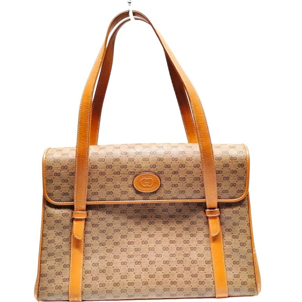 598205AN (C3) Gucci Shoulder Bag Brown PVC